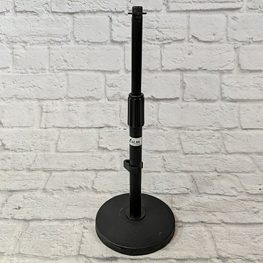 SLM SSH202B Adjustable Height with Round Base Desktop Mic Stand