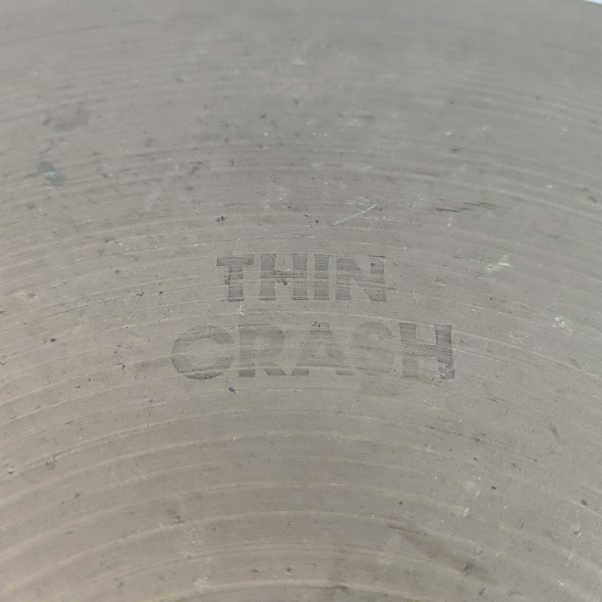Vintage Zildjian Hollow Logo 16 Thin Crash Cymbal