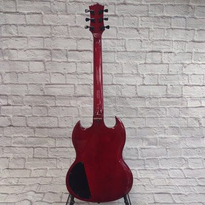 Regal SG Style Guitar Red Electric Guitar