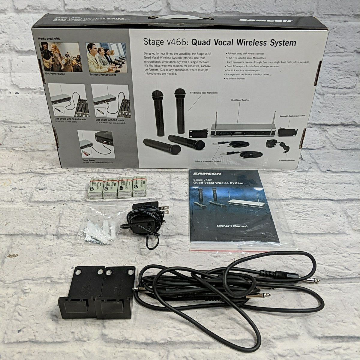 Samson Stange V466 Quad Vocal Wireless System
