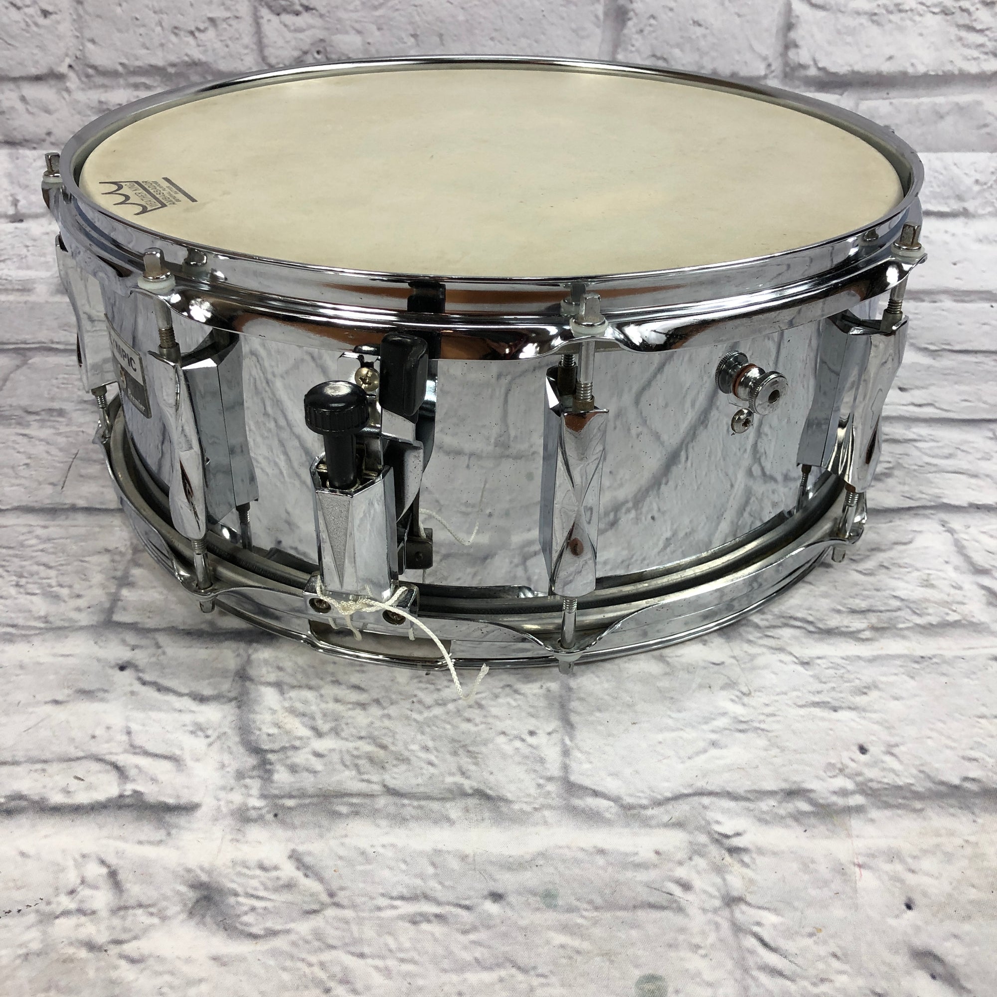 Olympic by Premier 14in Chrome Snare Made in England