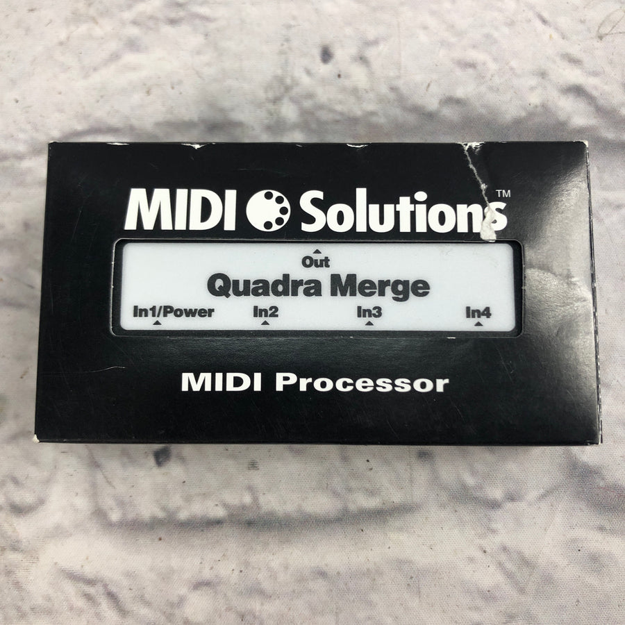 MIDI Solutions Quadra Merge MIDI Processor 4 in 1 out