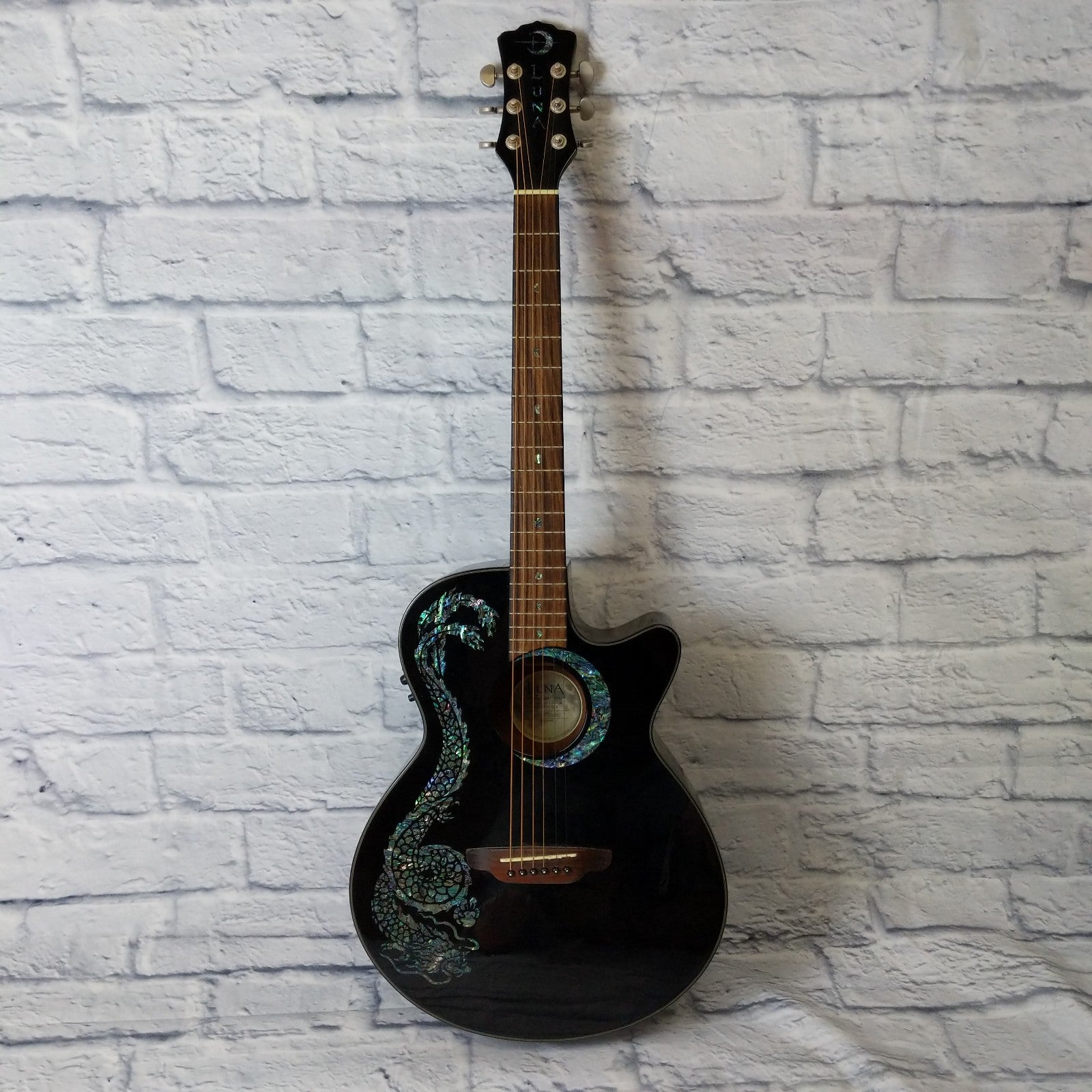 Luna FAU DRA BLK Concert Acoustic