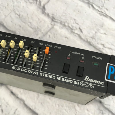 Ibanez GE-215 Dual 15 Band Equalizer