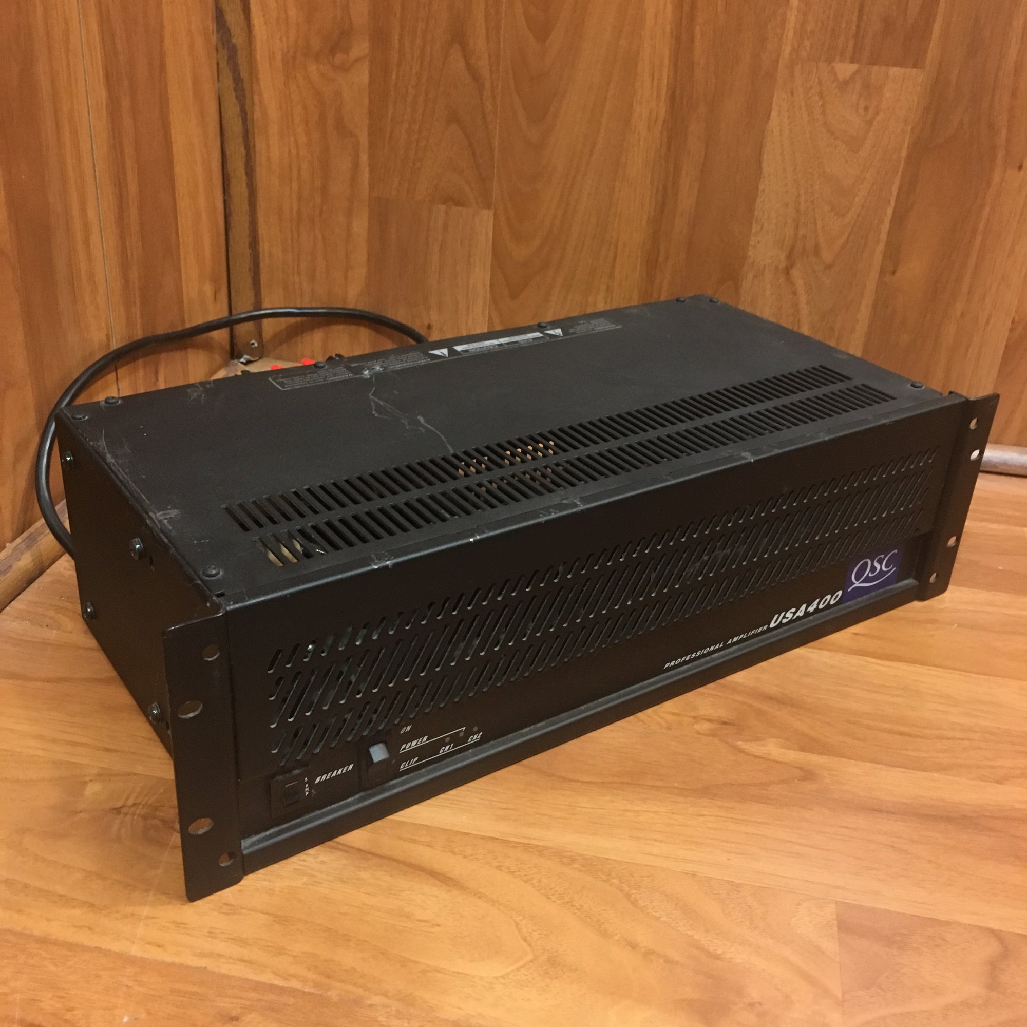 QSC USA400 400watt Stereo Power Amp - Evolution Music