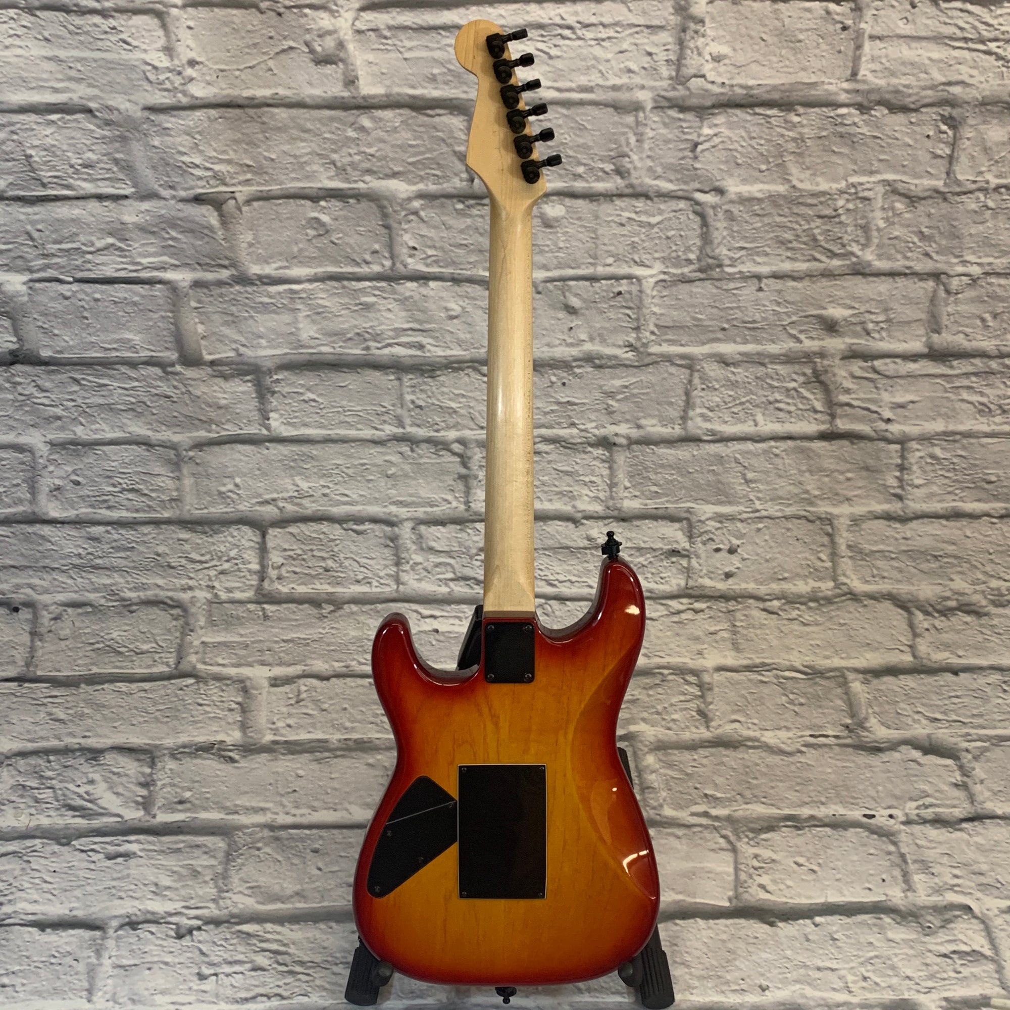 R&R Custom Handmade Strat Cherry Burst with USA Kahler