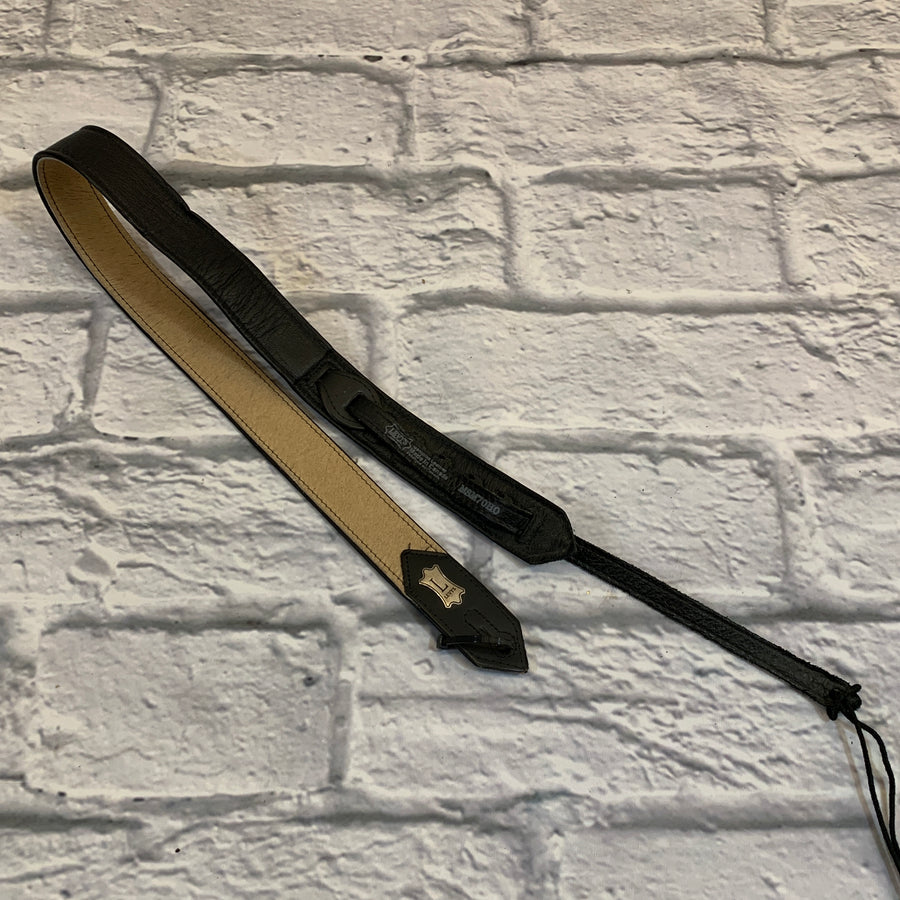Levy's MSM70HO 1.5in Leather Strap Black