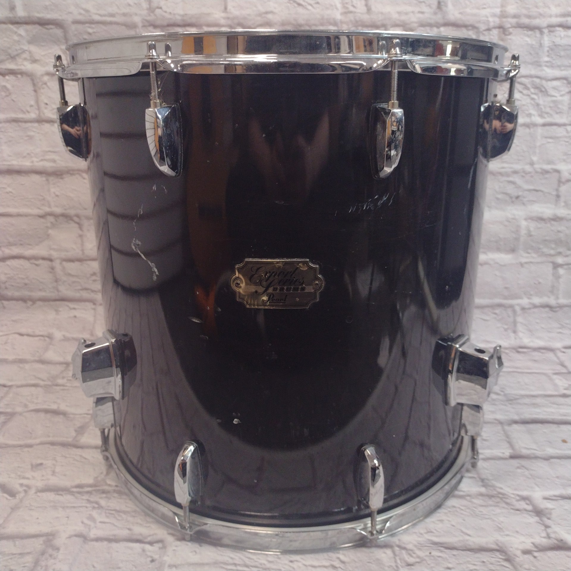 Pearl Export Series Poplar Black 16" Floor Tom
