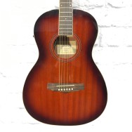 Ibanez PN12E Mahogany Parlor Acoustic-Electric Guitar Vintage Mahogany Sunburst