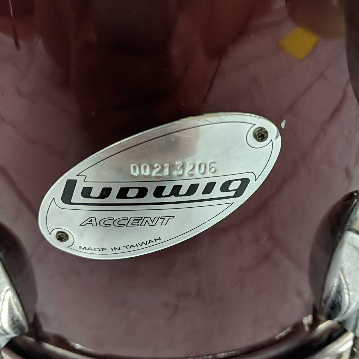 Ludwig 10x7 Accent Tom Oxblood