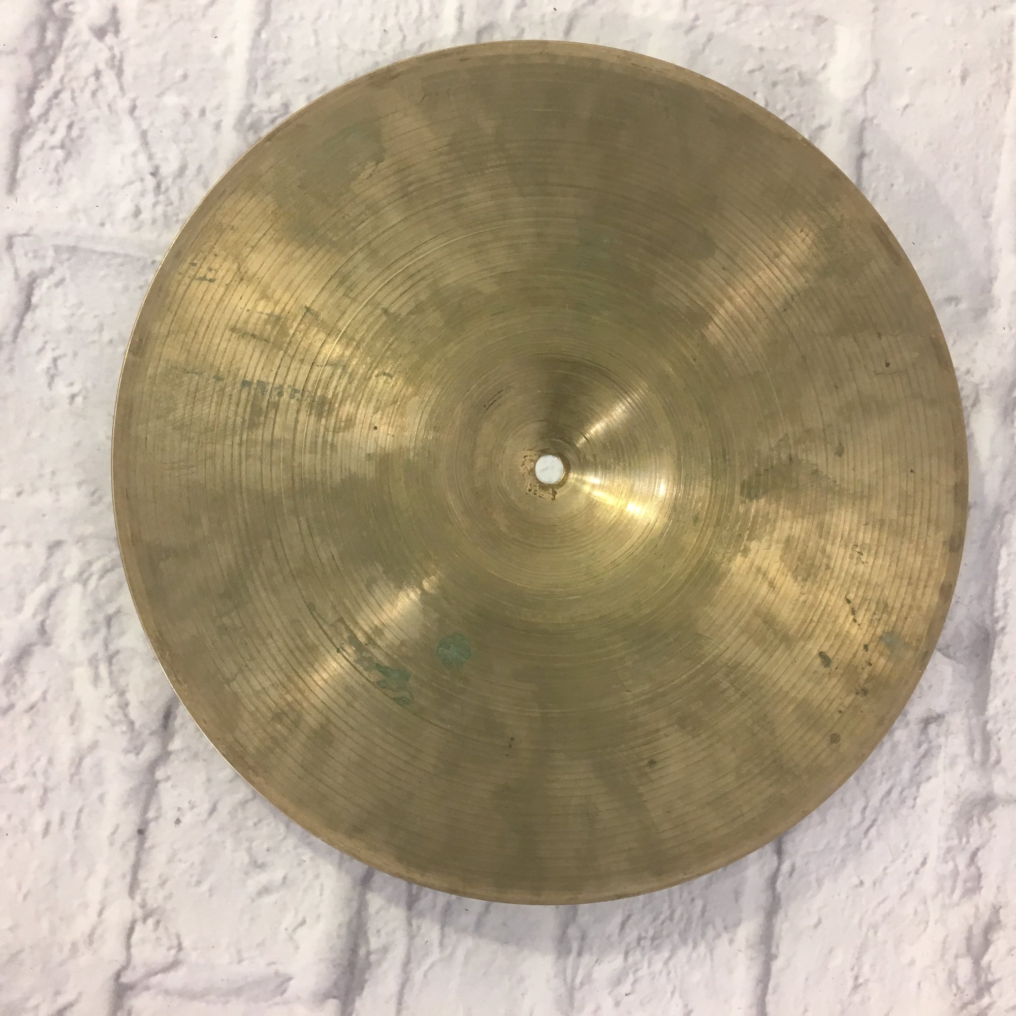 1950s Vintage Zildjian 14 Inch Hi Hat Cymbal Pair