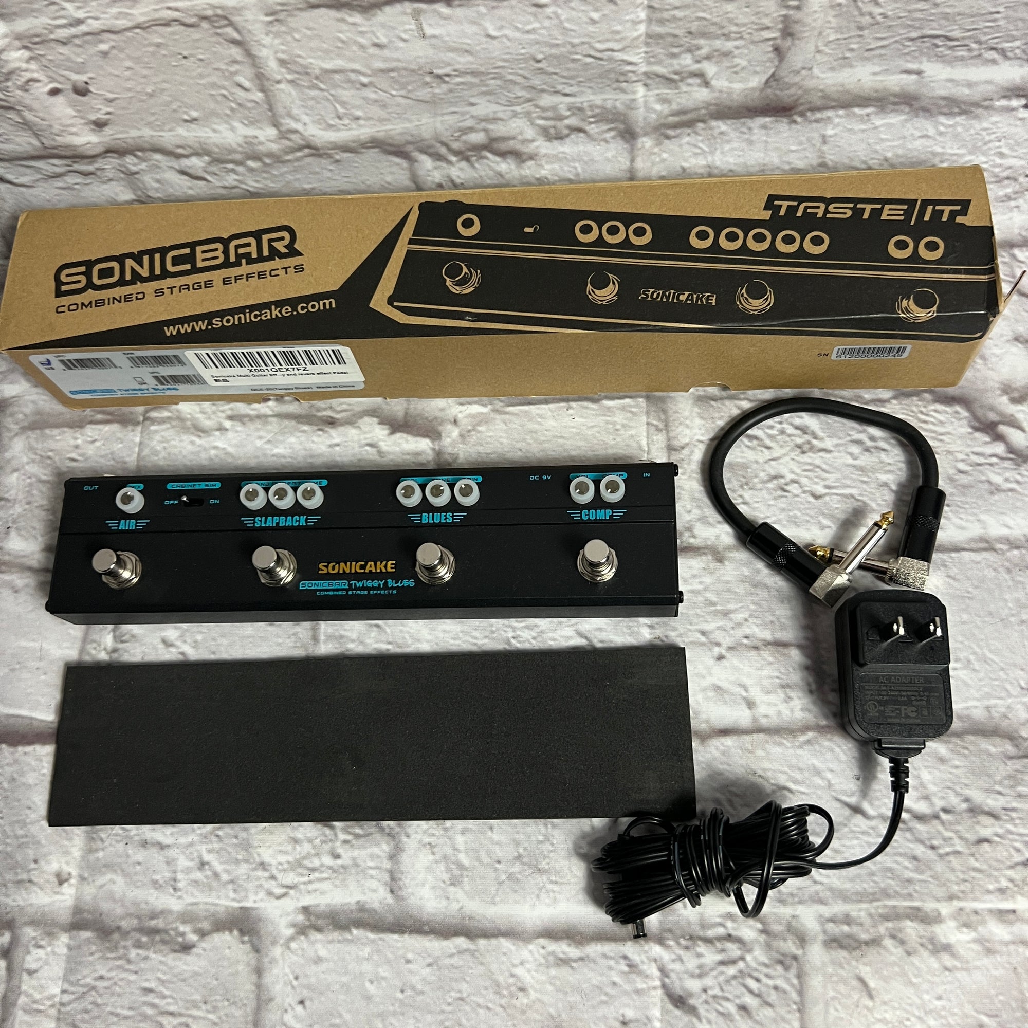 Sonicake Sonicbar QCE-20 Twiggy Blues Multieffects Pedal