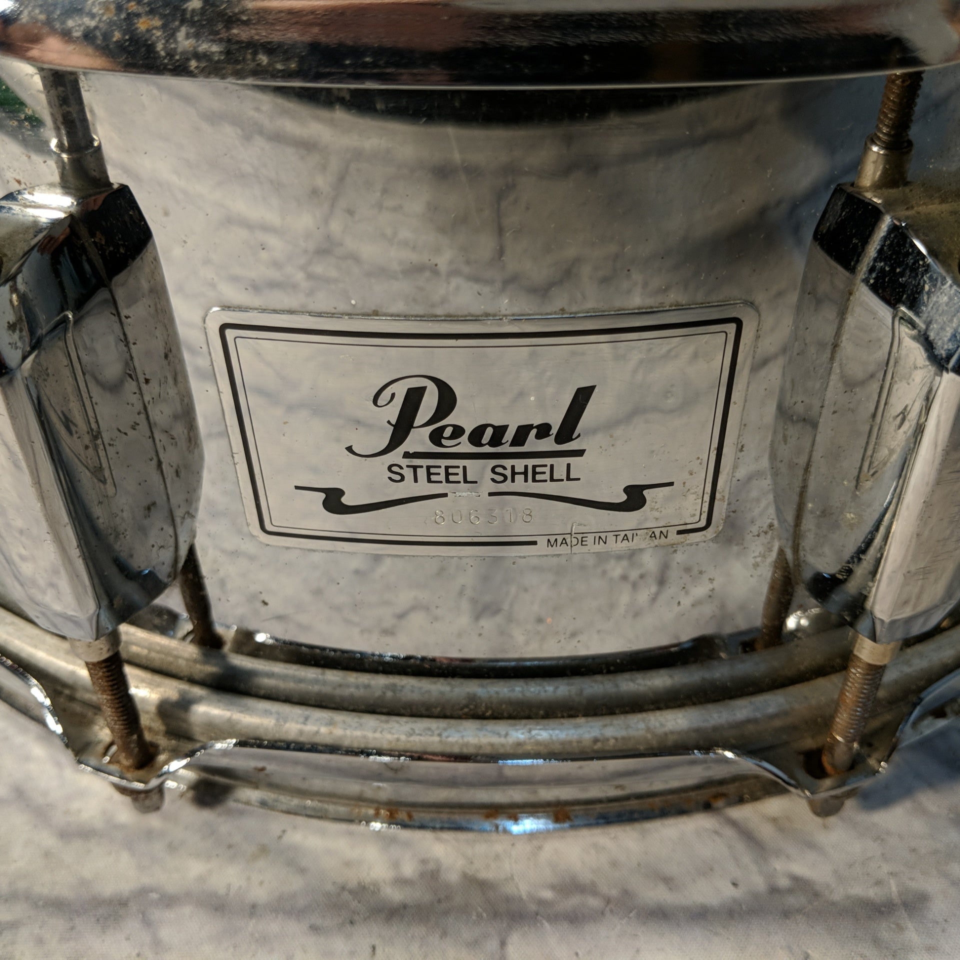 Pearl 14" Steel Shell Snare Drum