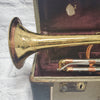 Vintage Getzen Super Deluxe Tone Balanced Cornet with Original Case 1950s USA Elkhorn WI - 86988