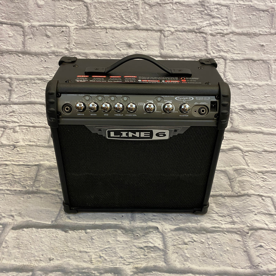 Line 6 Spider III 15W Guitar Combo Amp