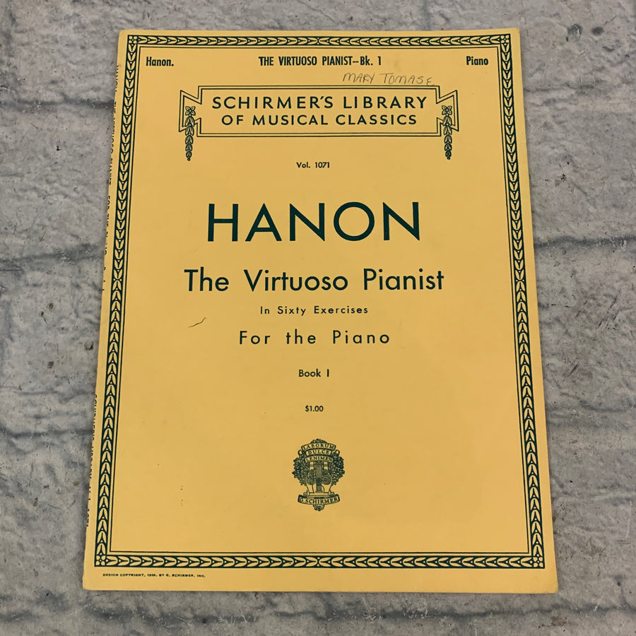 Hanon The Virtuoso Pianist Book 1