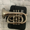 Mendini by Cecilio Bb Pocket Trumpet w/ Case