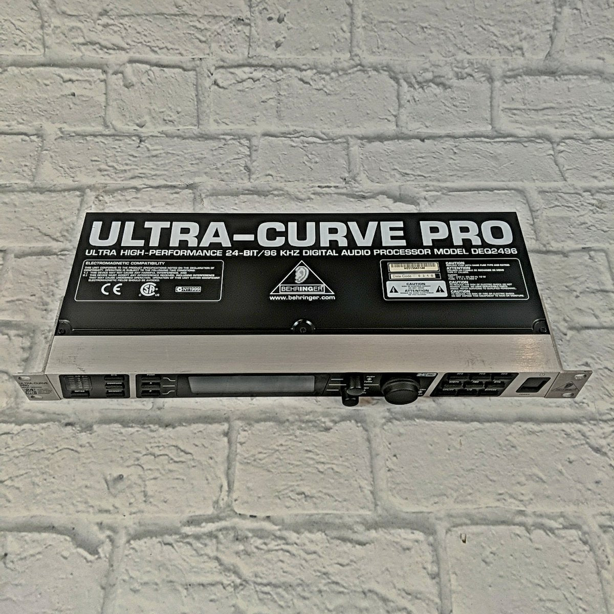 Behringer UltraCurve DEQ2496 Rack EQ