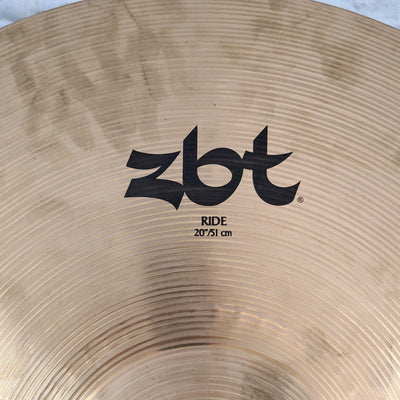 Zildjian ZBT Ride 20"  Crash Ride Cymbal