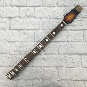 Vintage 1960s Short Scale Bass Guitar Neck (G) Rosewood Fretboard Made in Japan