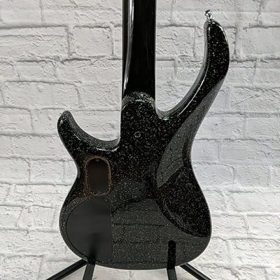 Peavey G Bass 4 String Bass Guitar -Black Holoflake