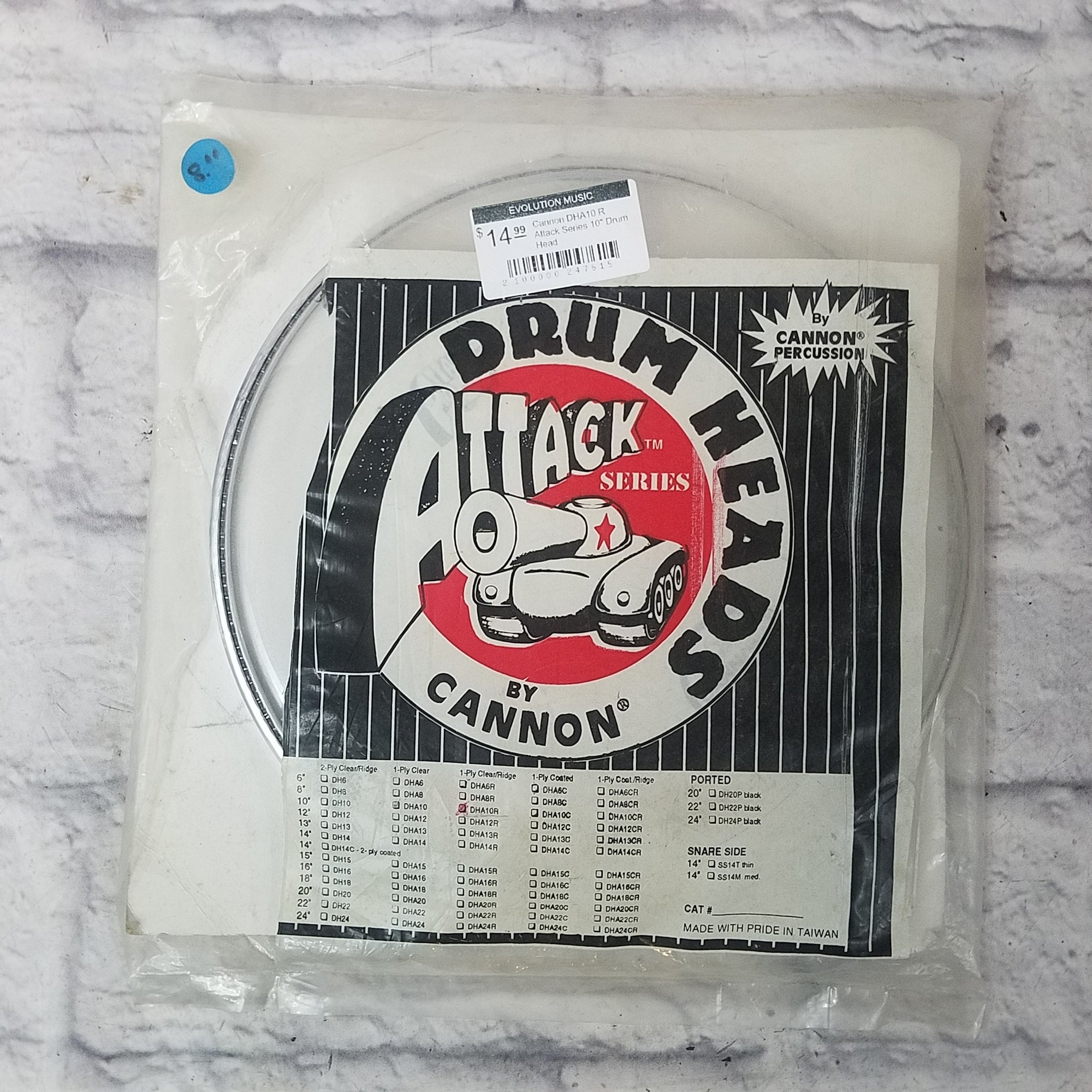 Cannon DHA10 R Attack Series 10" Drum Head
