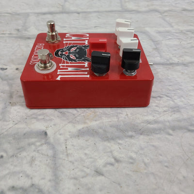 Fuzzrocious Cat Tail Distortion Pedal w/ Momentary Feedback Mod