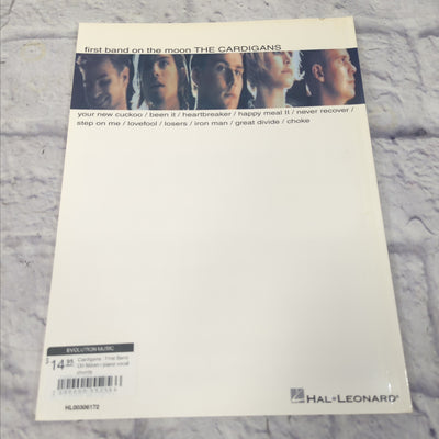 Cardigans : First Band On Moon - Piano Vocal Guitar Book