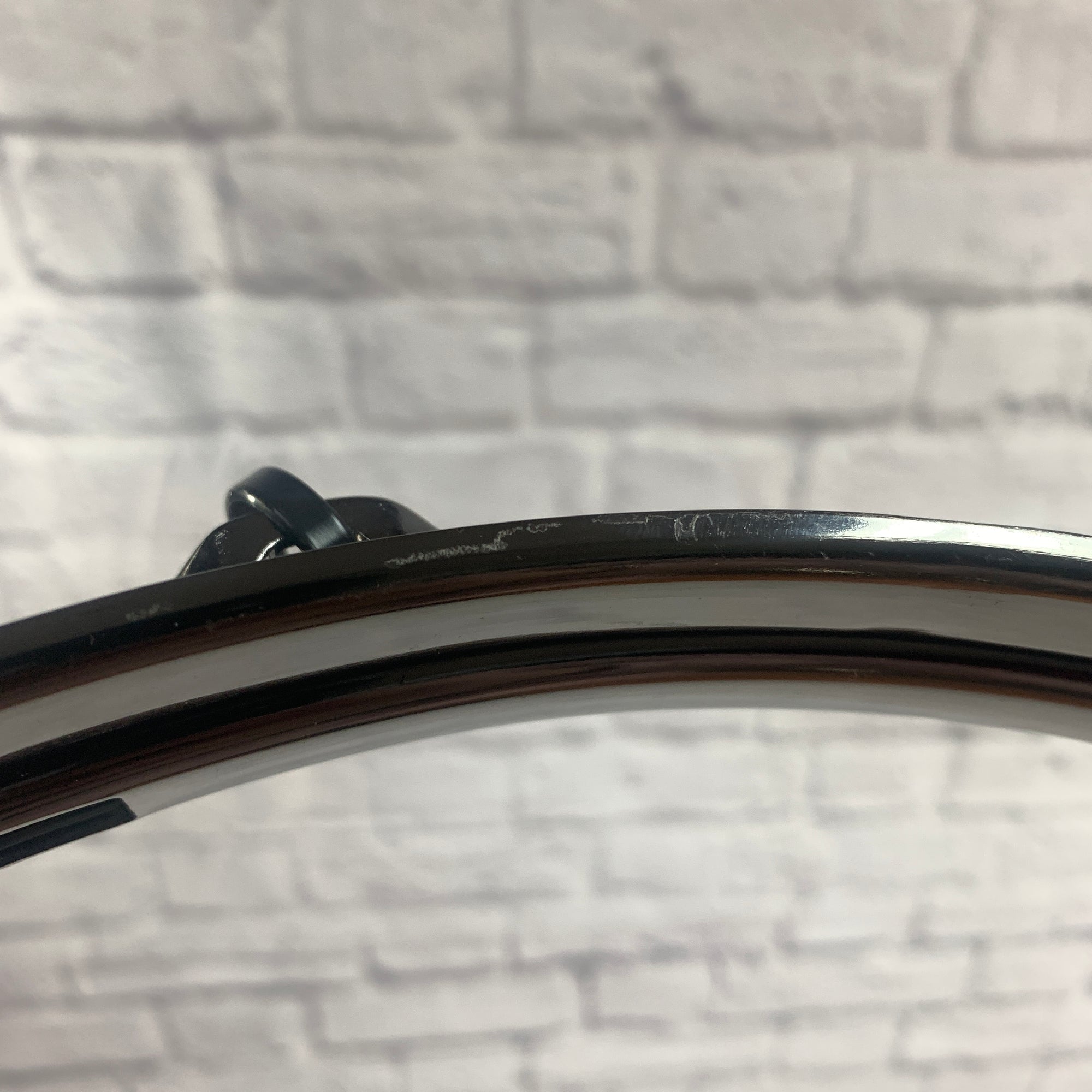 Noble and Cooley 14 Black Chrome 10 Lug Drum Hoops Pair