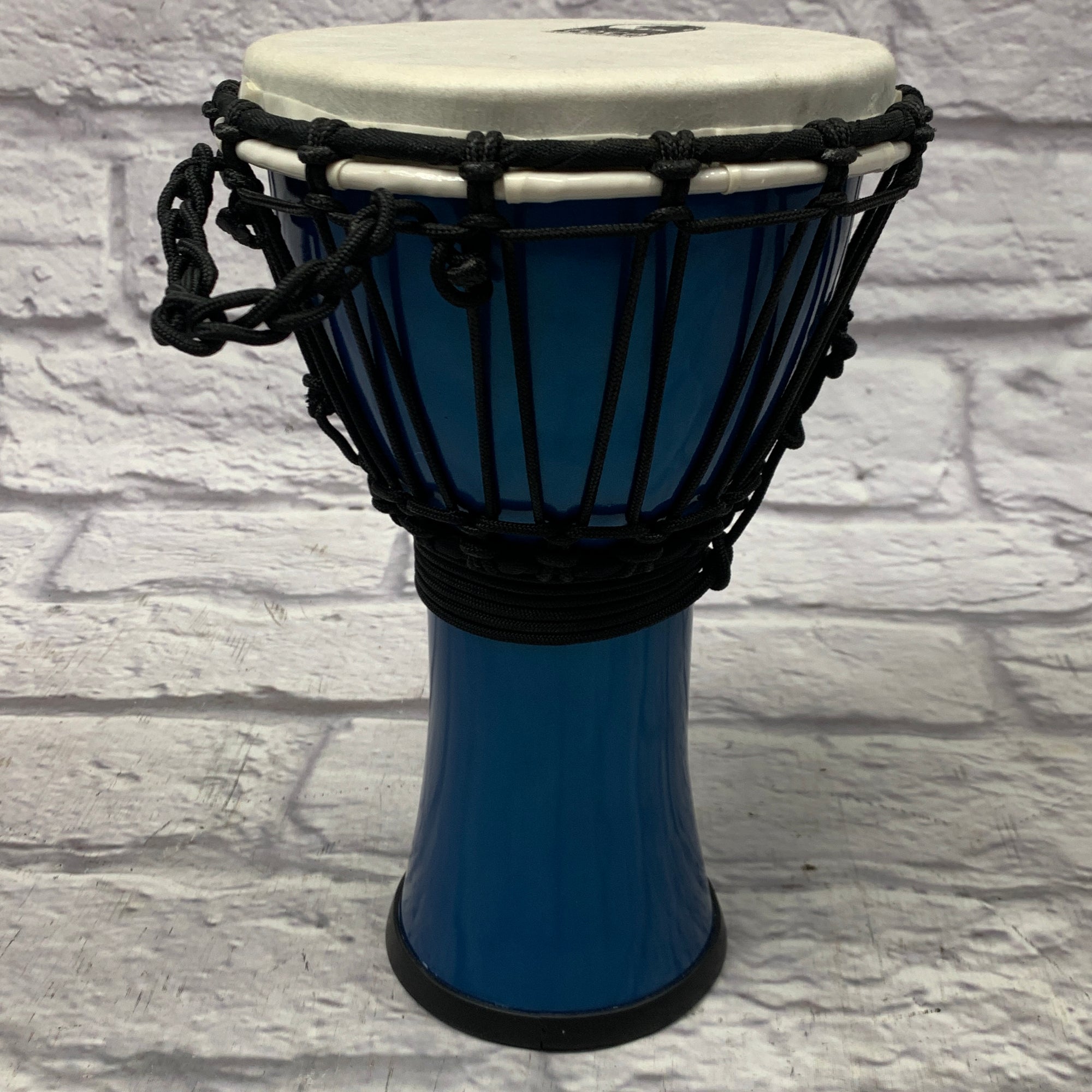 Toca TFCDJ-7 Freestyle Colorsound 7" Rope Tuned Djembe - Metallic Blue