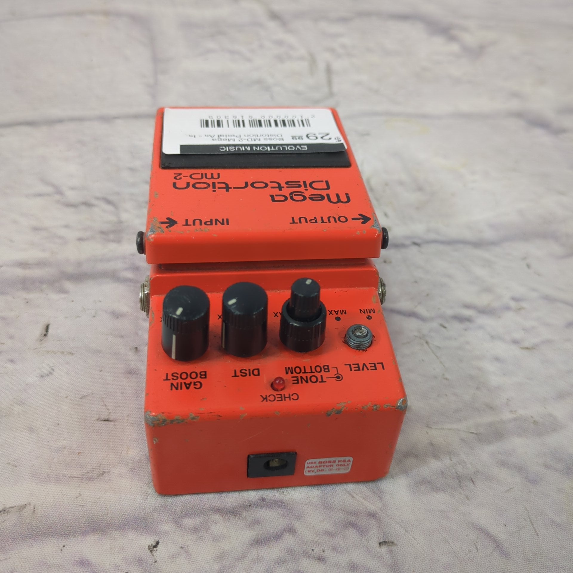 Boss MD-2 Mega Distortion Pedal As - Is - Evolution Music