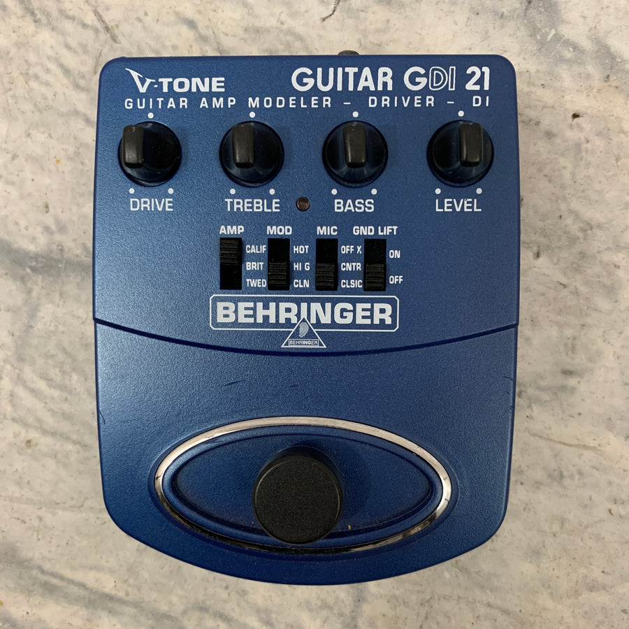 Behringer V-Tone GDI21 Guitar Modeling Pedal