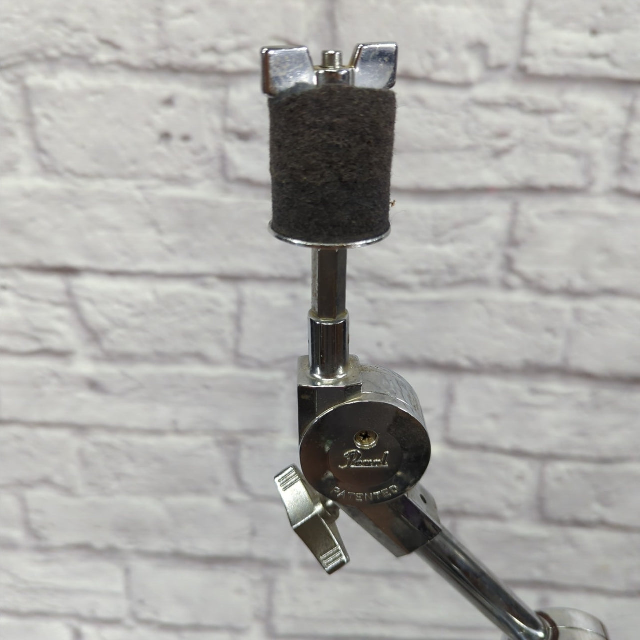 Pearl Heavy Duty Single Braced Mini Boom Cymbal Stand with Tilter 1980s Red Label