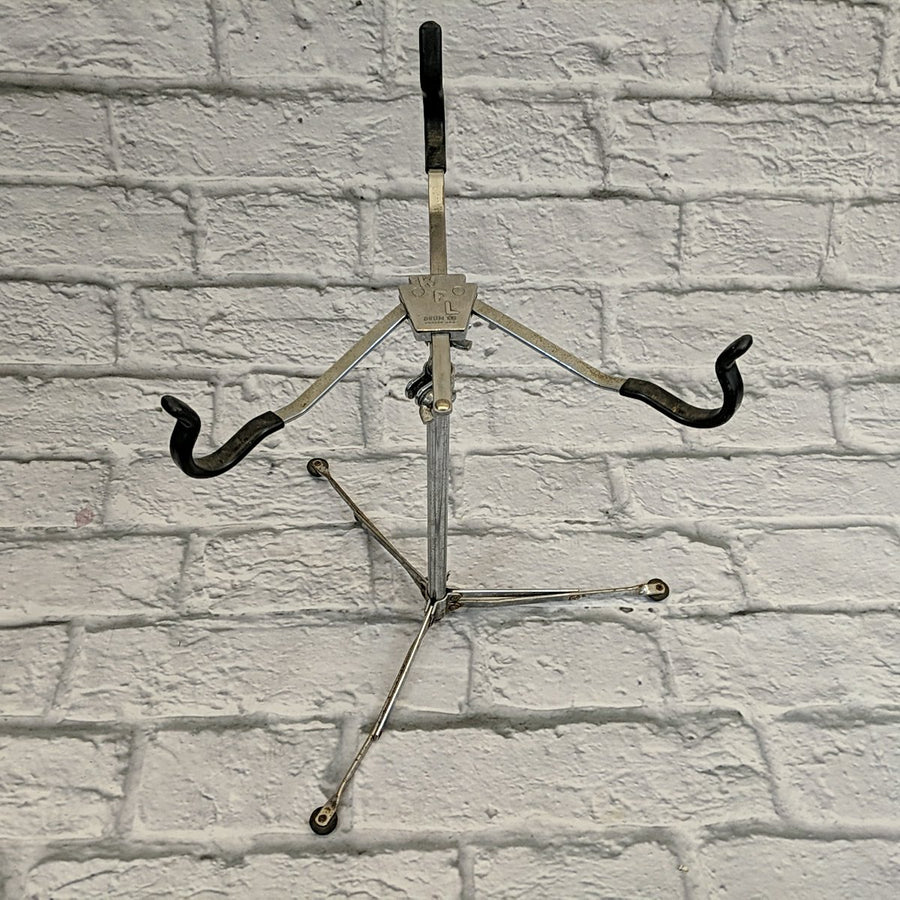 Ludwig WFL Flat Base Snare Drum Stand Chrome Flush Chicago Vintage 50s 60s Chrome
