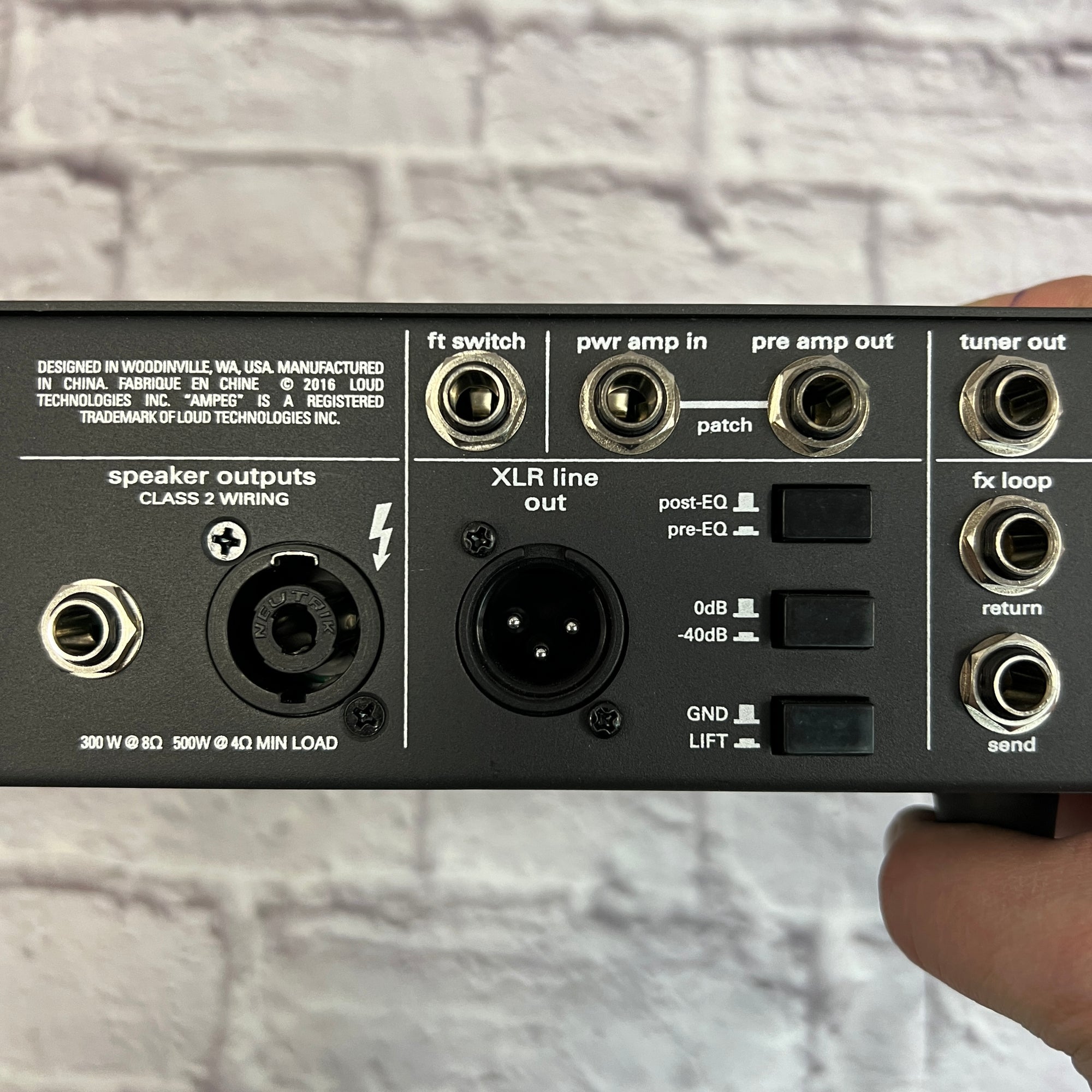 Ampeg PF500 Portaflex Bass Amp Head