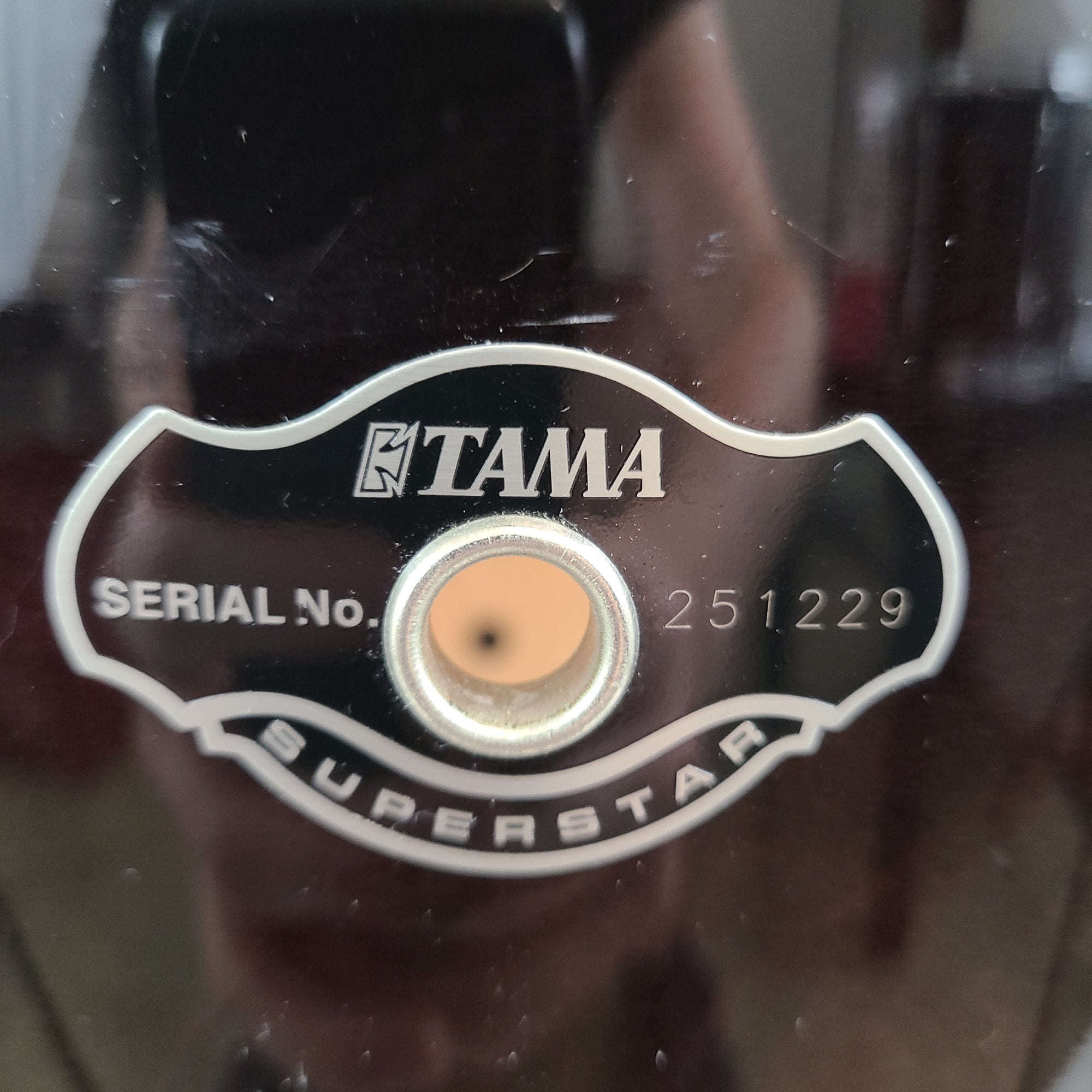 Tama Superstar 14x14 Transparent mocha Fade Floor Tom