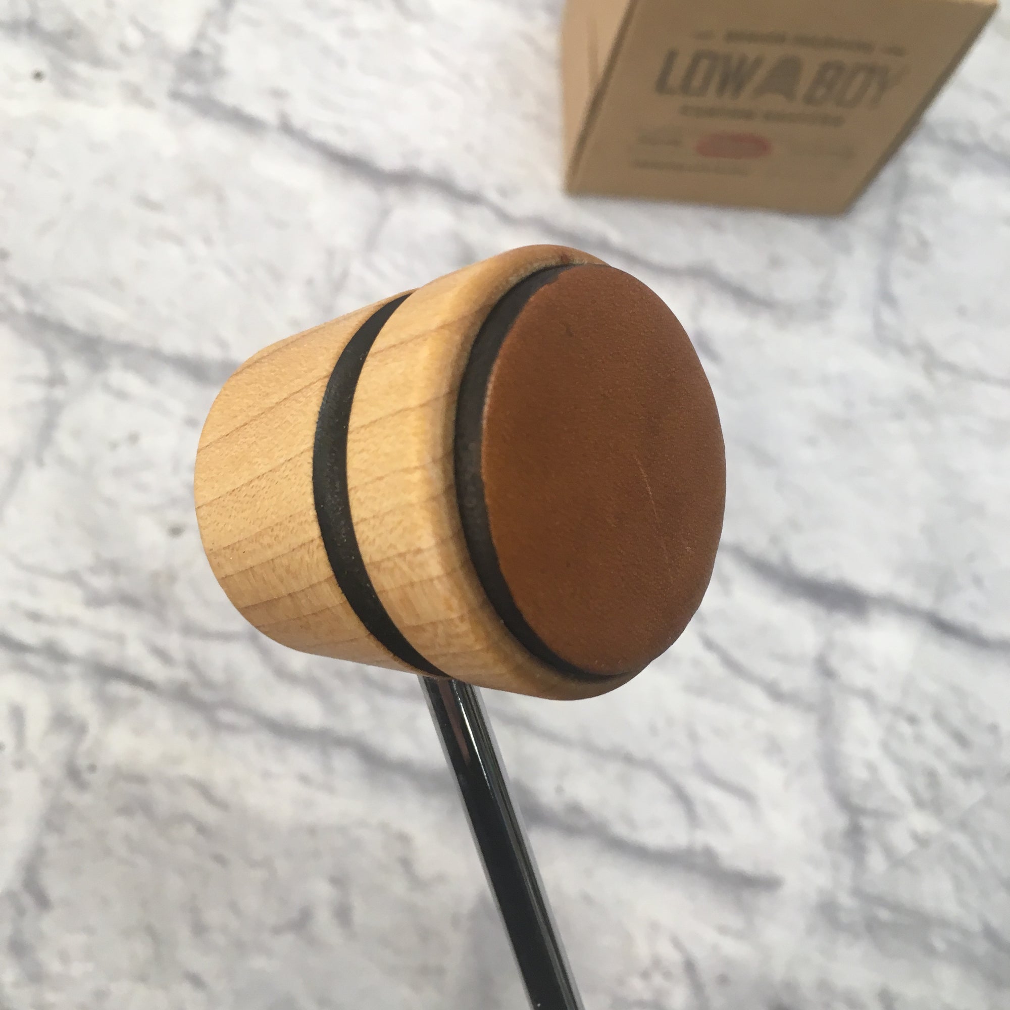 Lowboy Lightweight Leather Tip Kick Drum Beater (E)