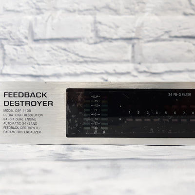 Behringer Feedback Destroyer Pro DSP1124P 24-bit Dual-Engine Automatic Feedback Suppressor/Parametric EQ