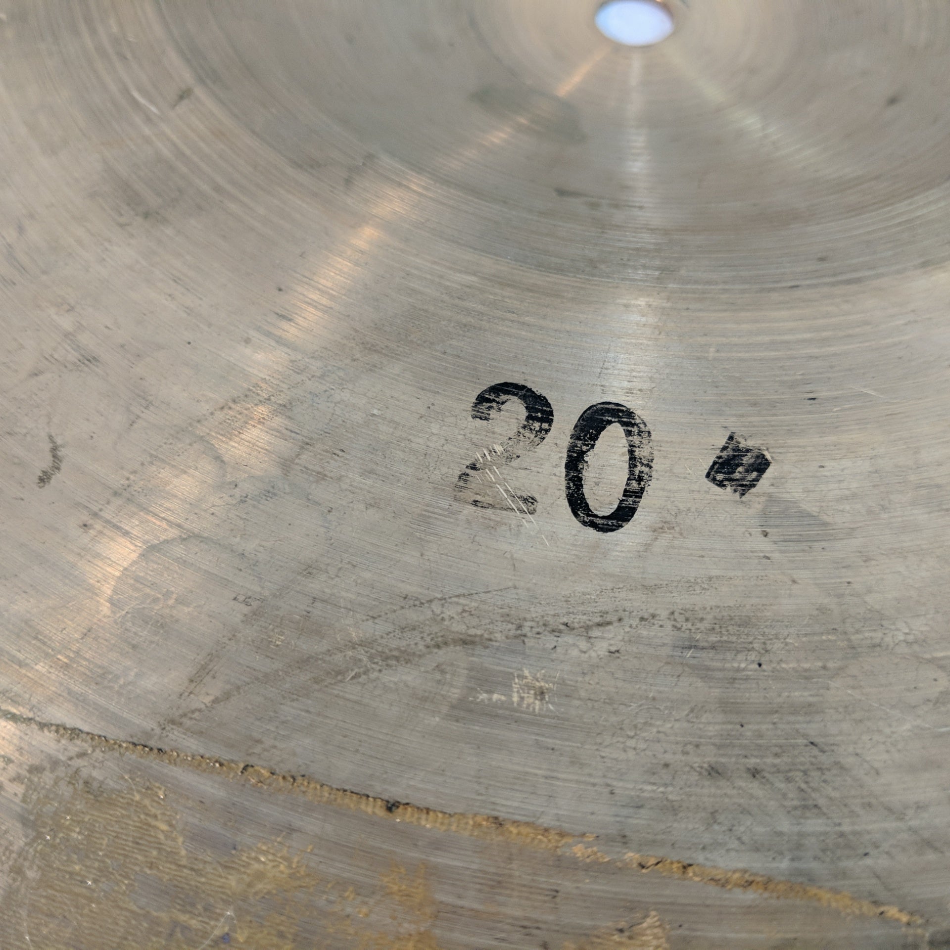 Vintage 20" Hand Hammered Ping Ride Made in Italy