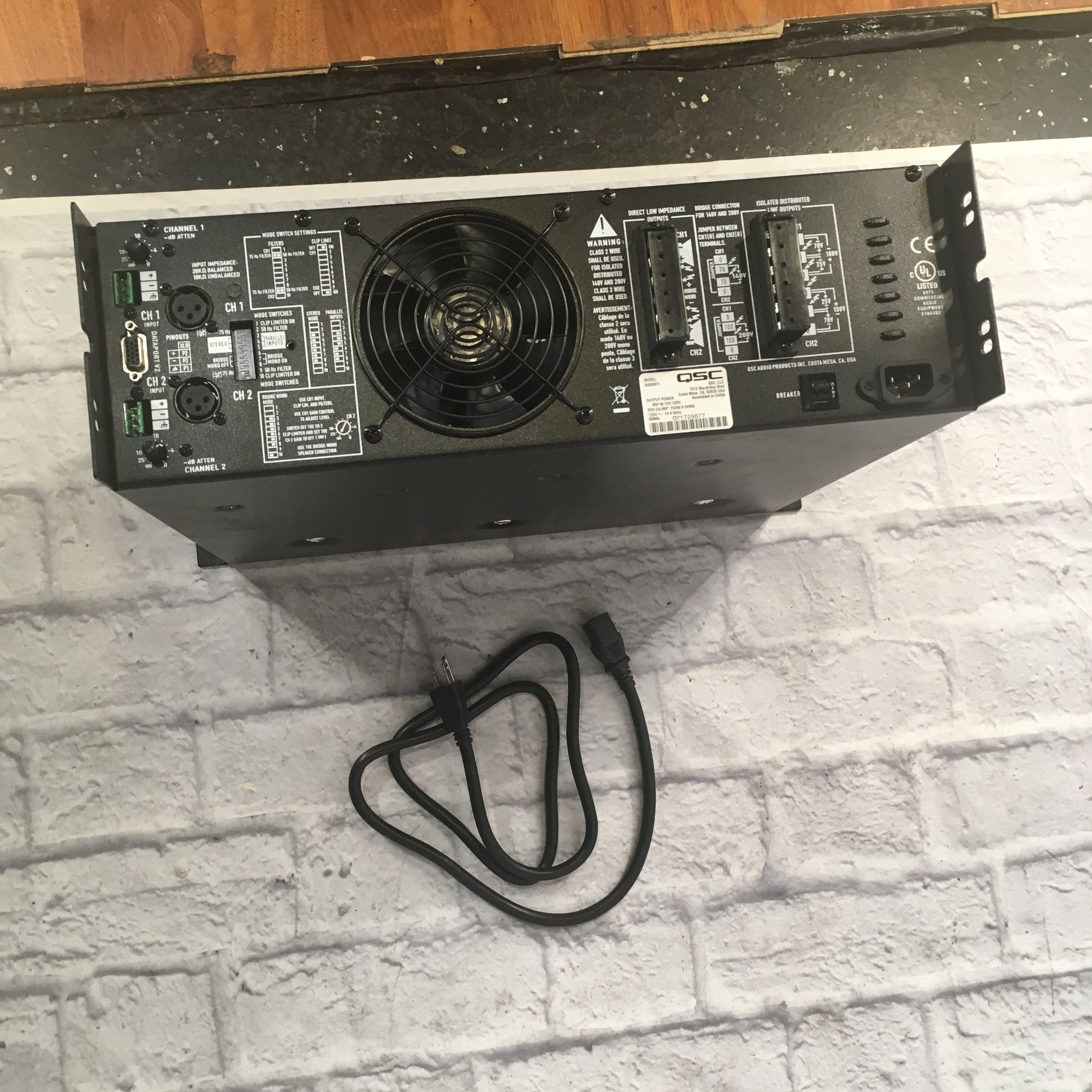 QSC Model ISA 800ti Power Amp