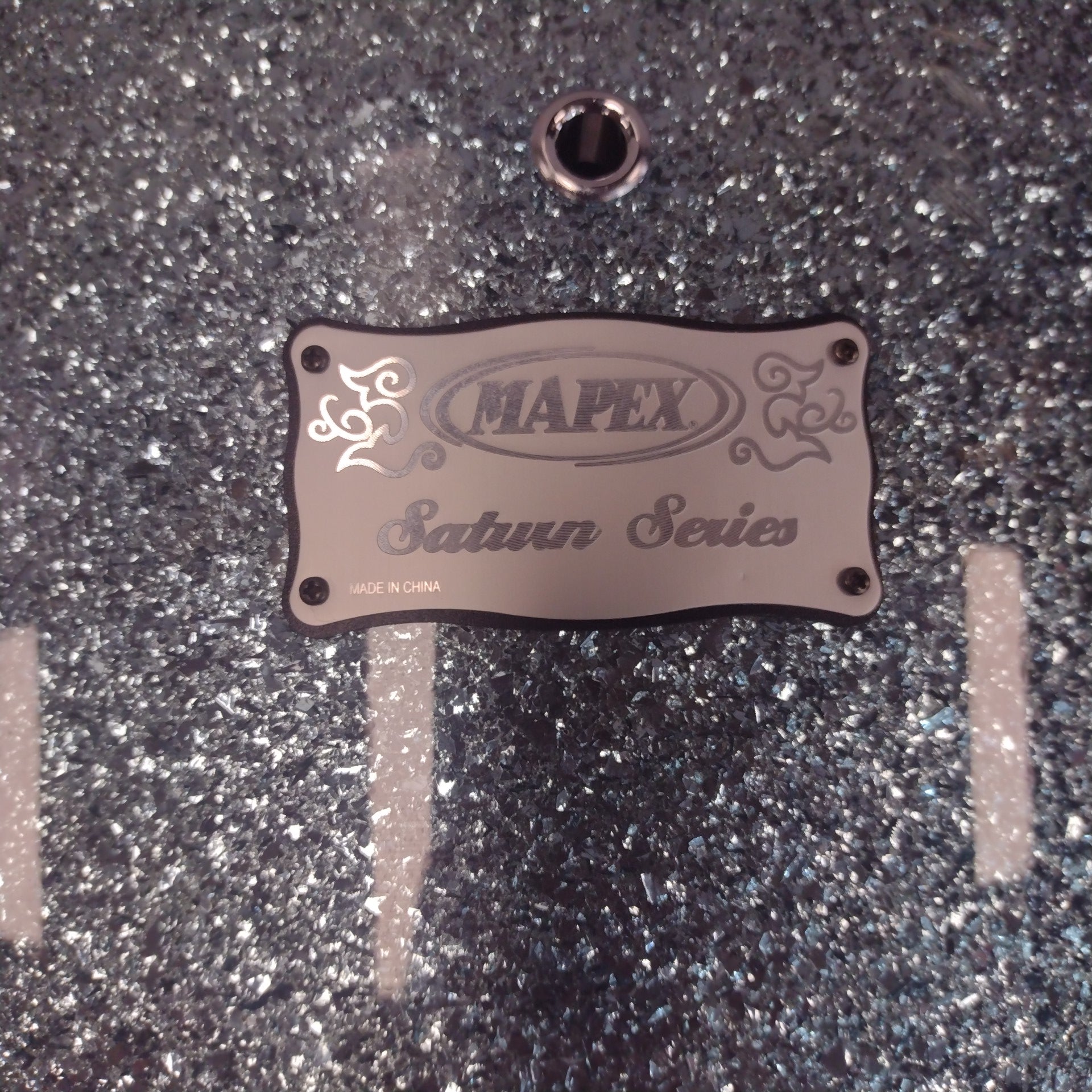 Mapex 3pc Saturn Blue Ocean Sparkle Drum Kit
