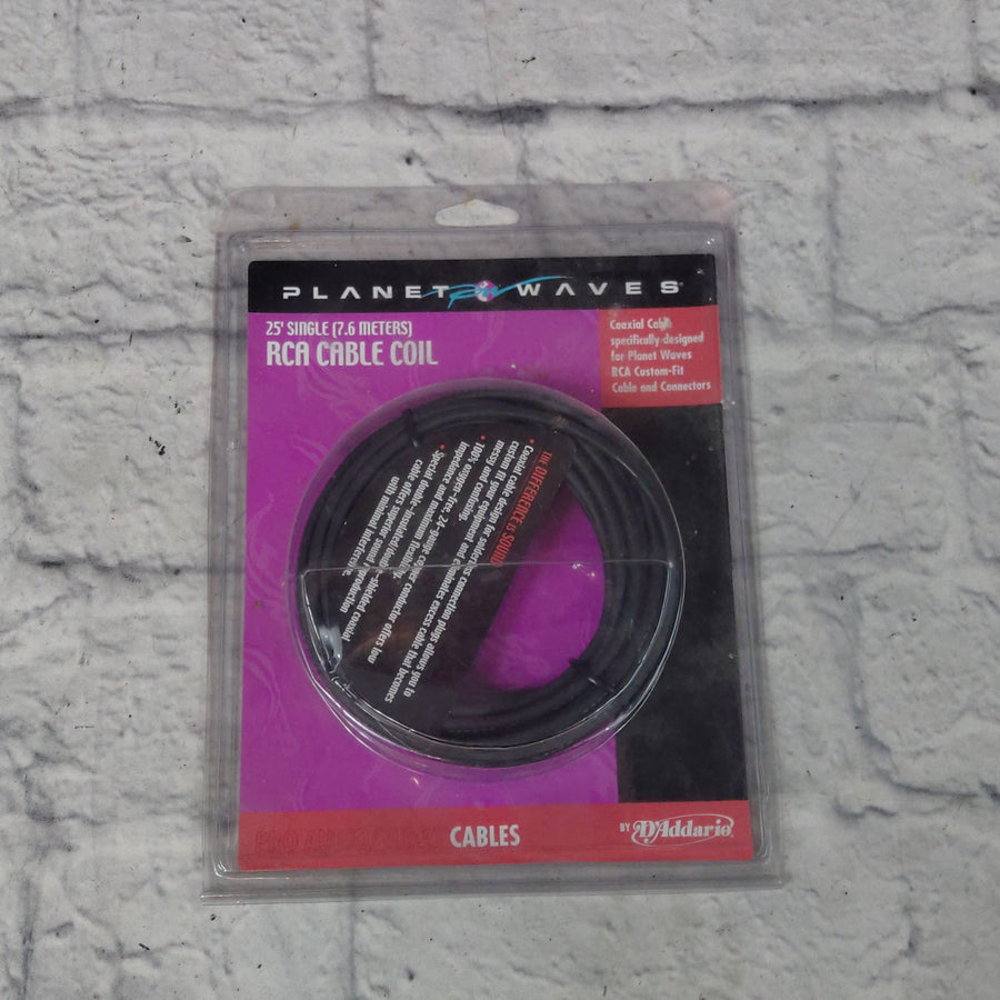 Planet Waves PW-RCASC-25 Thin Profile 1/4 for RCA