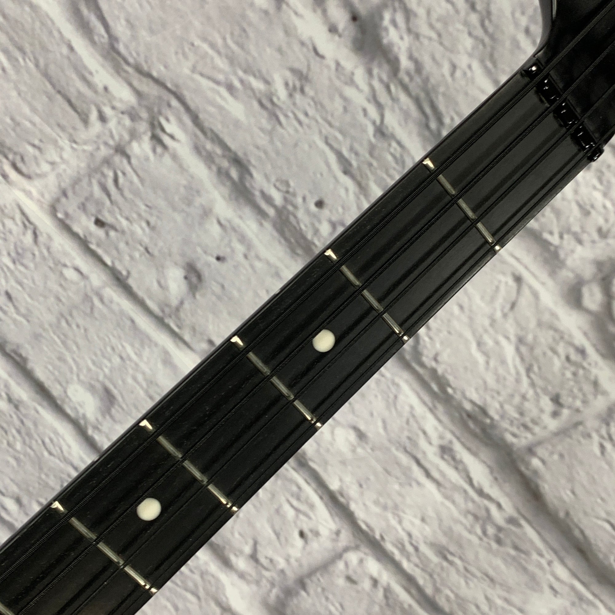 Ernie Ball Music Man StingRay HH Stealth Black 4 String Bass w/ Case