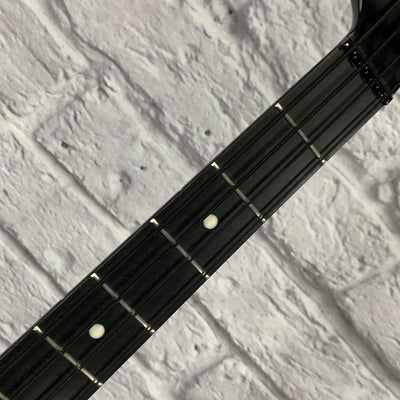 Ernie Ball Music Man StingRay HH Stealth Black 4 String Bass w/ Case