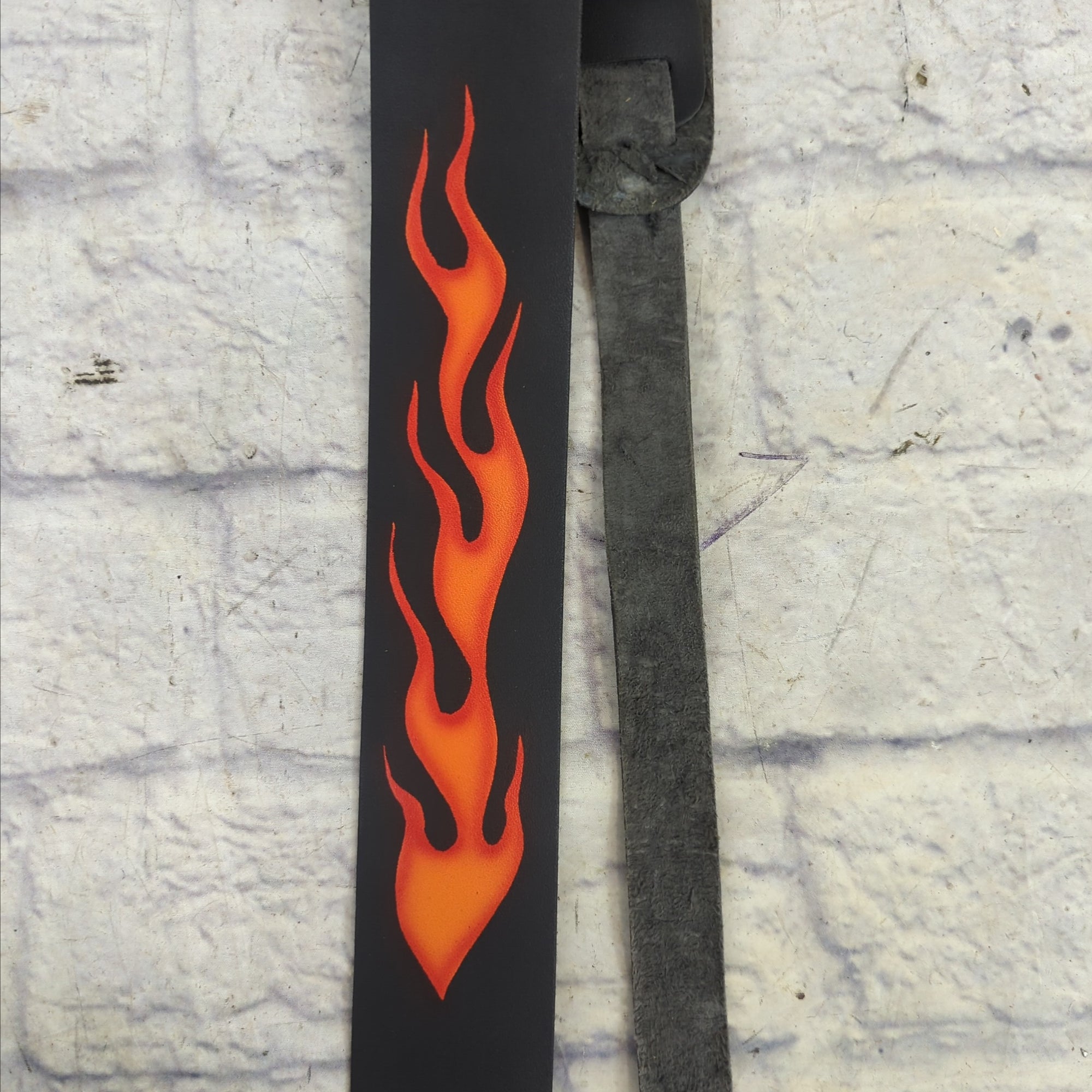 Flame Adjustable 2" Guitar Strap