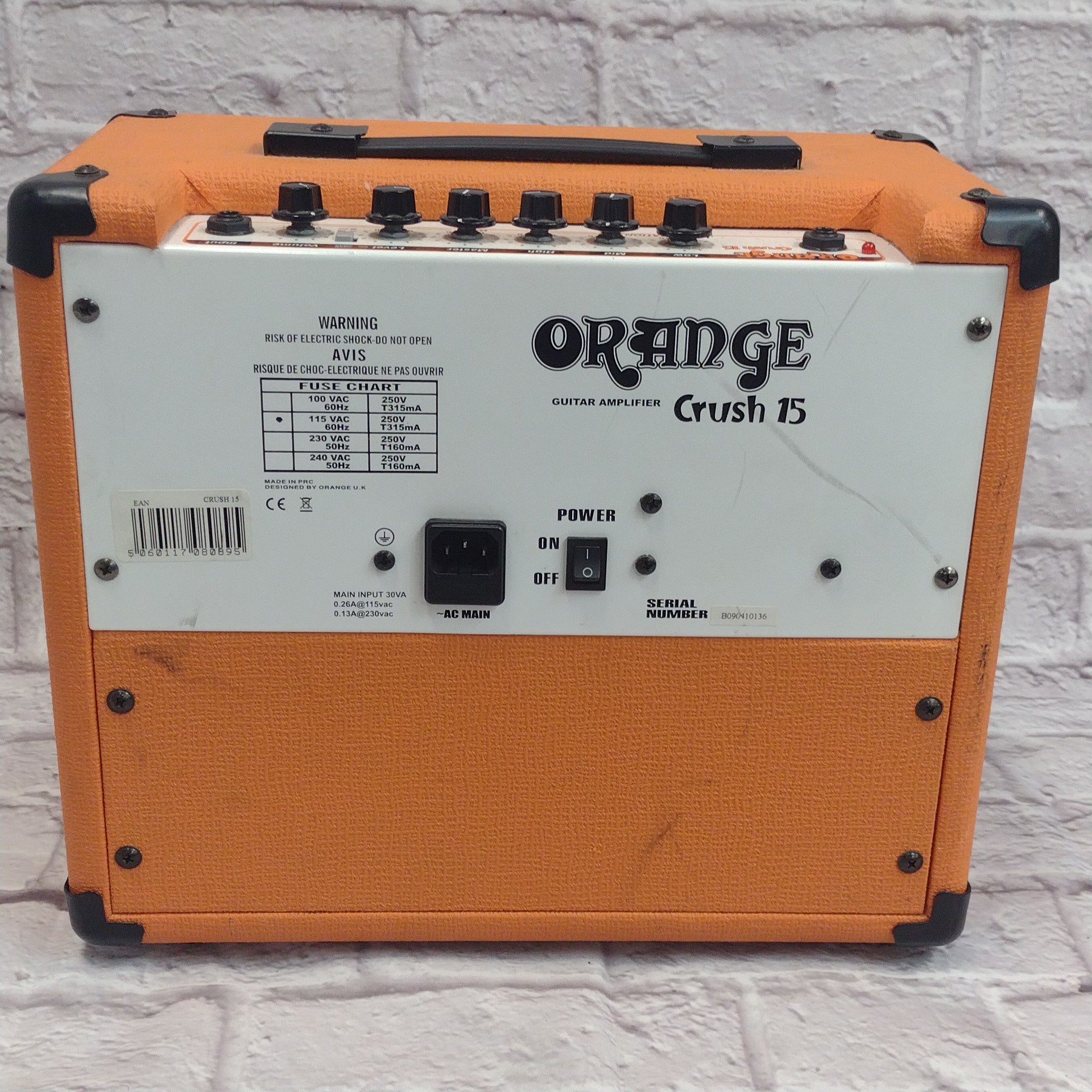 Orange Amps PPC 108 1x8 Cabinet Black