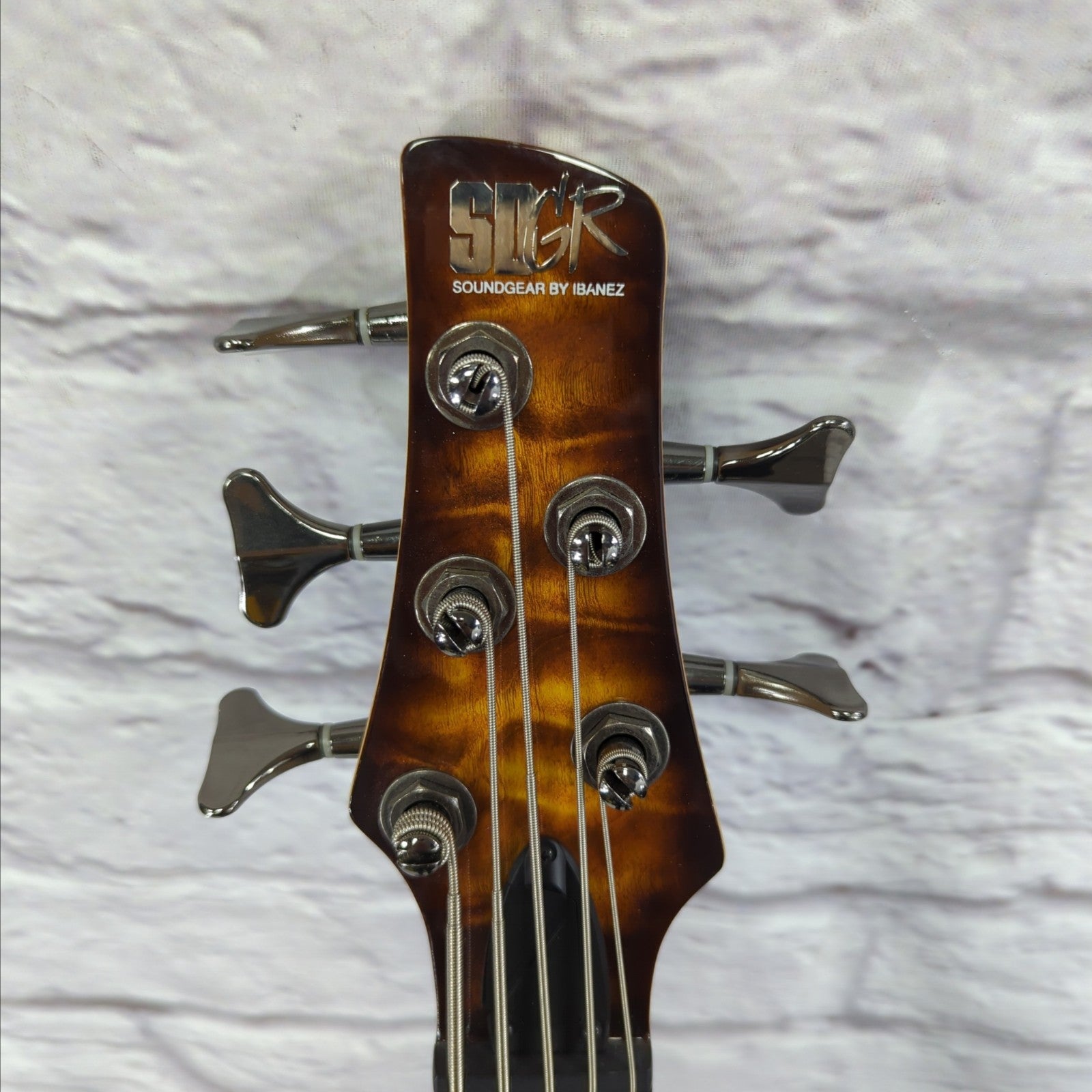 Ibanez SR405EQM Quilted Maple 5-String Electric Bass Guitar Dragon Eye Burst