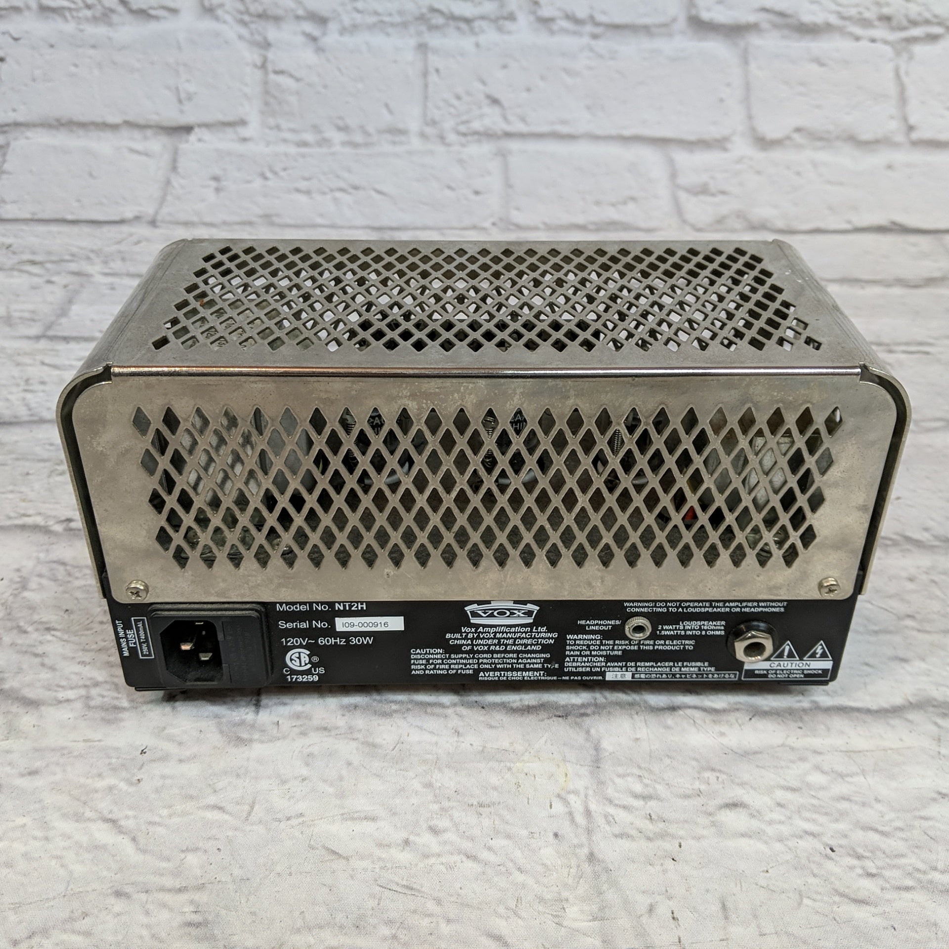 VOX Lil Night Train Tube Mini Guitar Amp Head