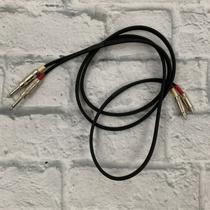 VTG Audio Low Noise 5' Dual 1/4" to RCA Dubbing Cable