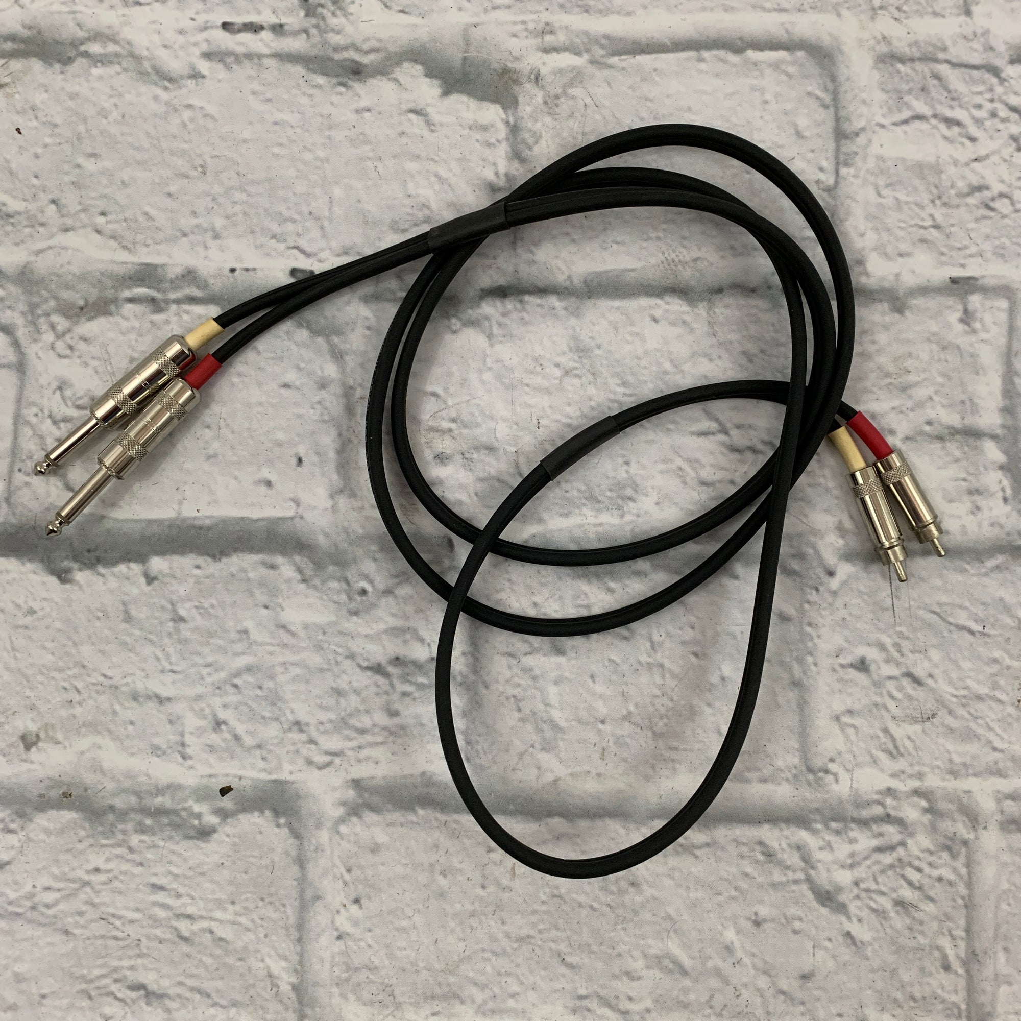 VTG Audio Low Noise 5' Dual 1/4" to RCA Dubbing Cable